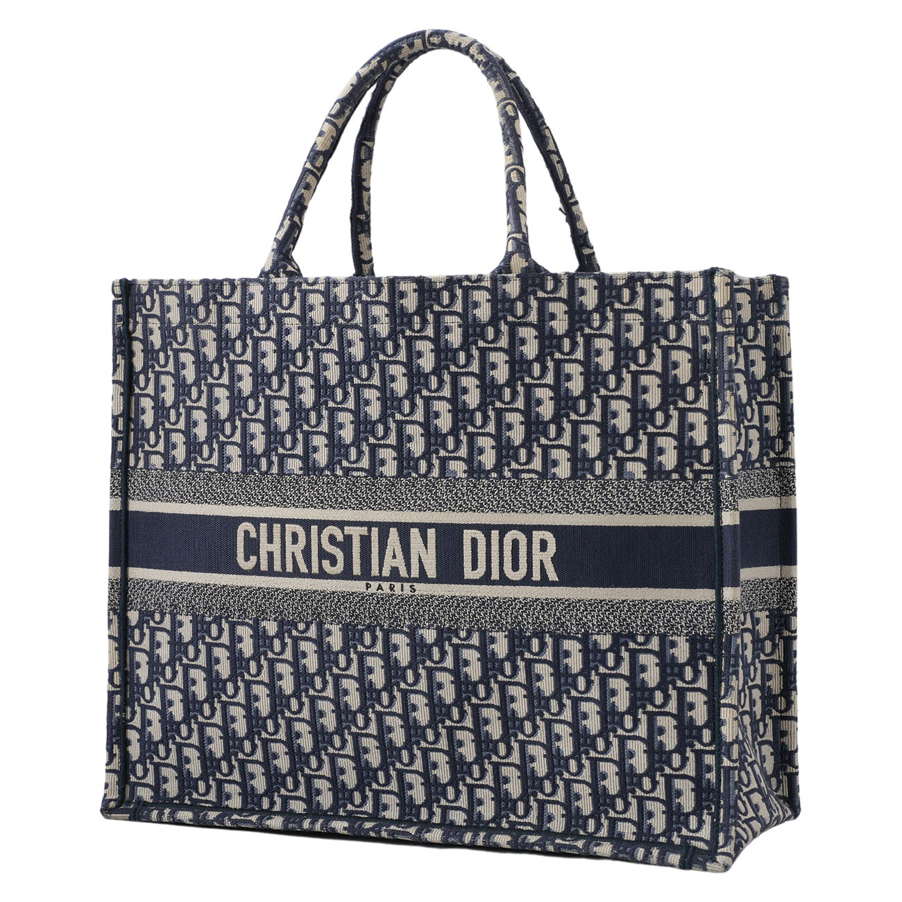 CHRISTIAN DIOR(USED)디올 오블리크 북토트백 라지